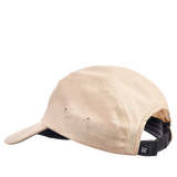 5-Panel Cotton/Linen Long Brim Hat