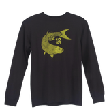 Men's Long Sleeve T-Shirt - Tarpon Logo