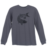 Men's Long Sleeve T-Shirt - Tarpon Logo